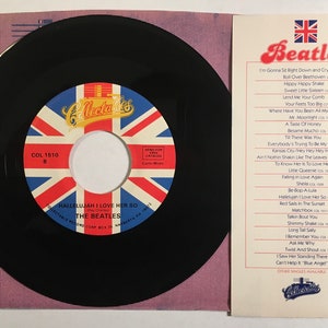 The Beatles / Hallelujah I Love Her So & Be-Bop-a-Lula / 1982 Vinyl 45 mit Karte / Great!