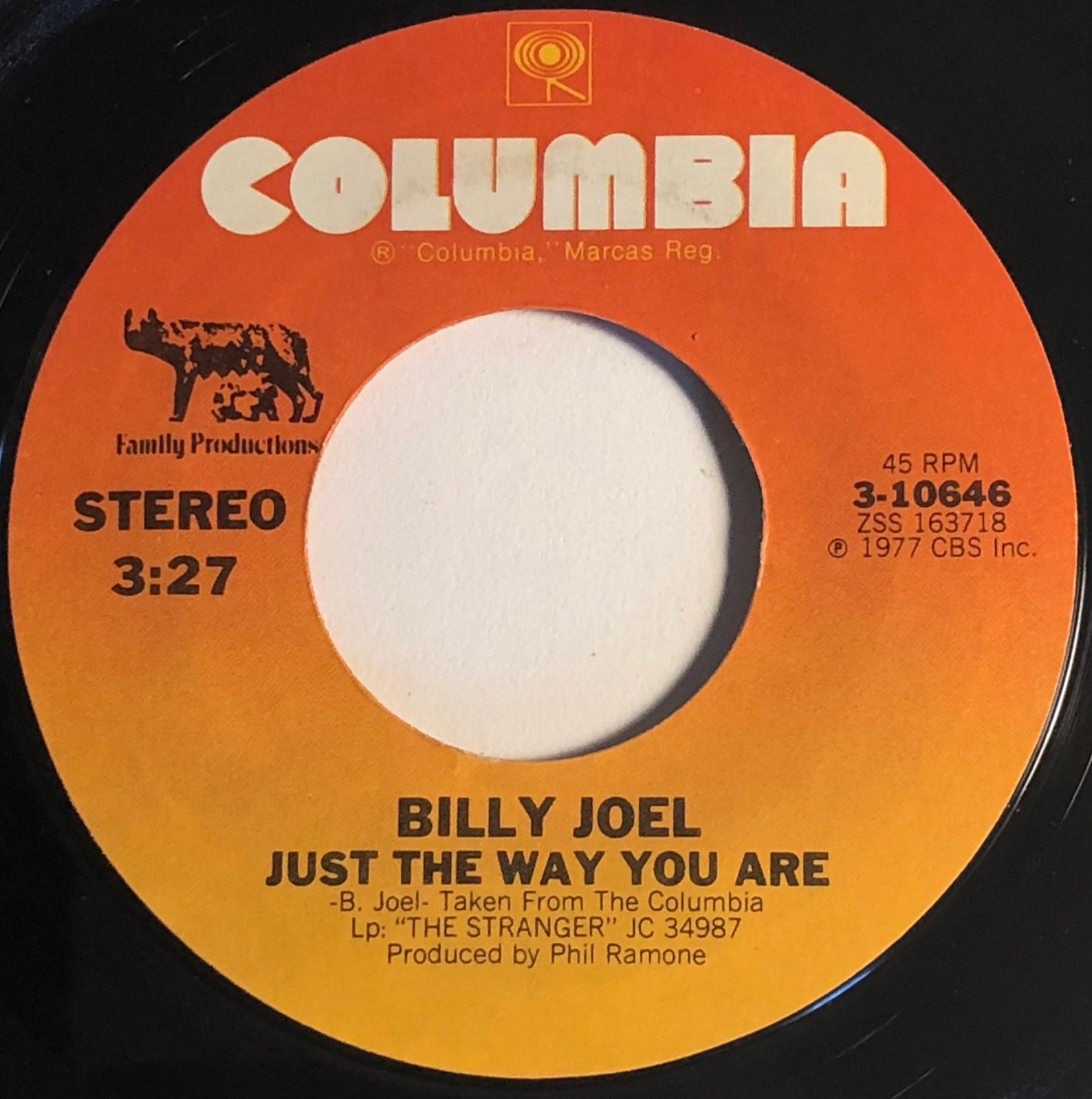 Billy Joel / Just The Way You Are / Original US 45 NM Etsy