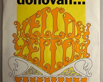 Donovan / Mellow Yellow / Epic 1966 45rpm W Picture Sleeve / NM+