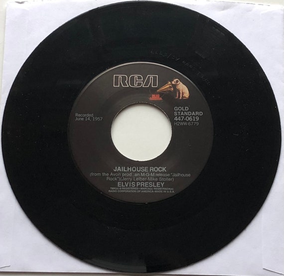 Elvis Presley / Jailhouse Rock & Treat Me Nice / RCA Vinyl 45