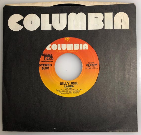 Billy Joel / Pressure / Original Columbia 1982 US 45rpm / NM - Etsy