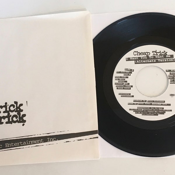 Cheap Trick - Limited Edition Alt. Version / I Want You To Want Me /1996 Special LTD Promo 45 / Mint!