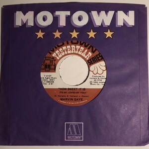 Marvin Gaye / How Sweet It Is & I&#39;ll Be Doggone / Motown 45rpm / NM