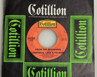 Emerson, Lake & Palmer / From The Beginning / Cotillion 1972 45rpm / NM