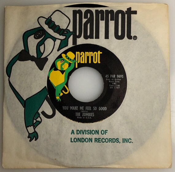 The Zombies / She's Not There / Original 1964 US Parrot 45rpm / NM