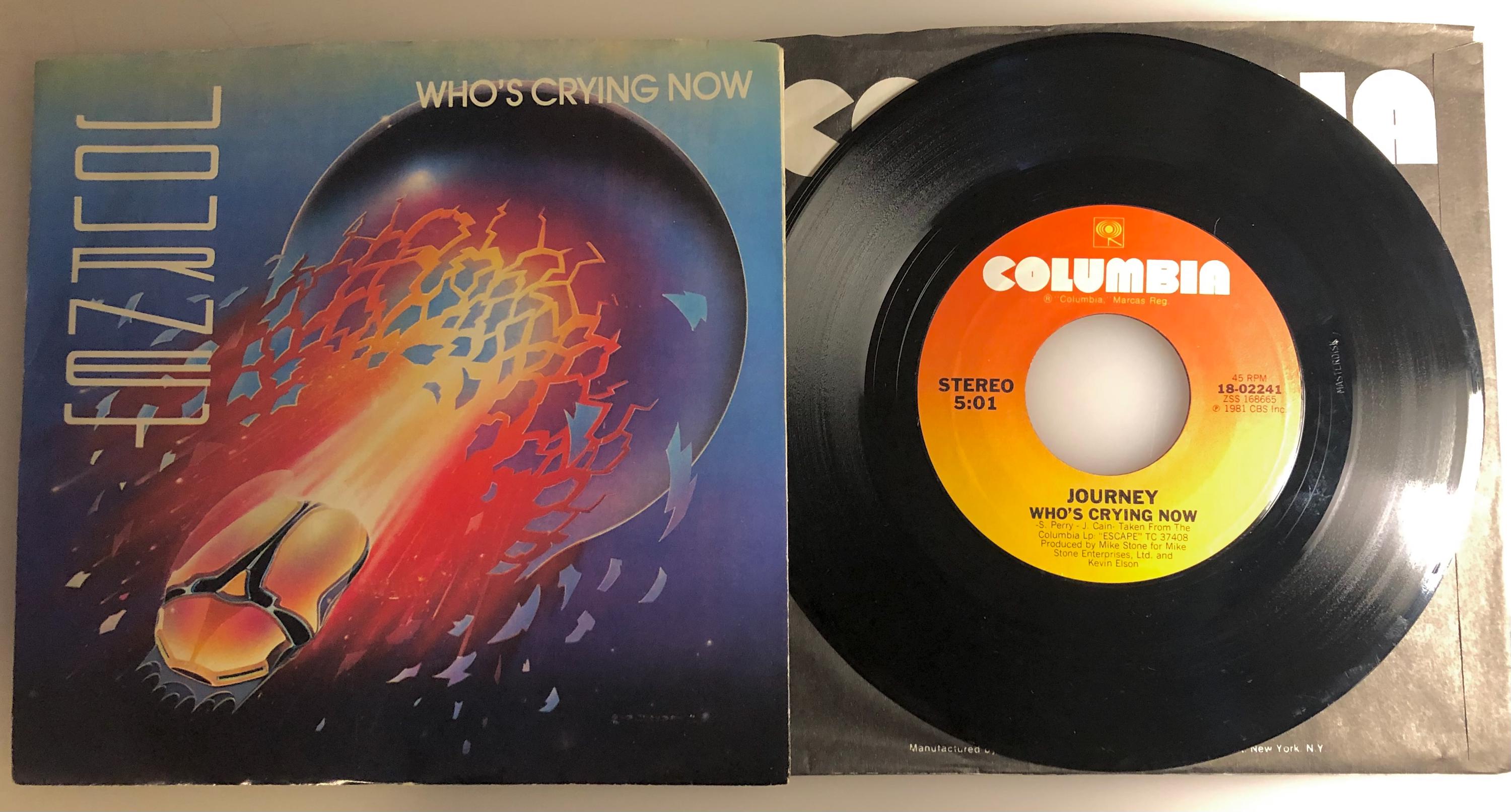 Journey / Who's Crying Now / 1981 Columbia 7
