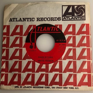 Aretha Franklin / Chain Of Fools / Original pressing 1967 Atlantic 45 / NM