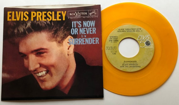 Elvis Presley / It's Now or Never & Surrender / 1985 45rpm