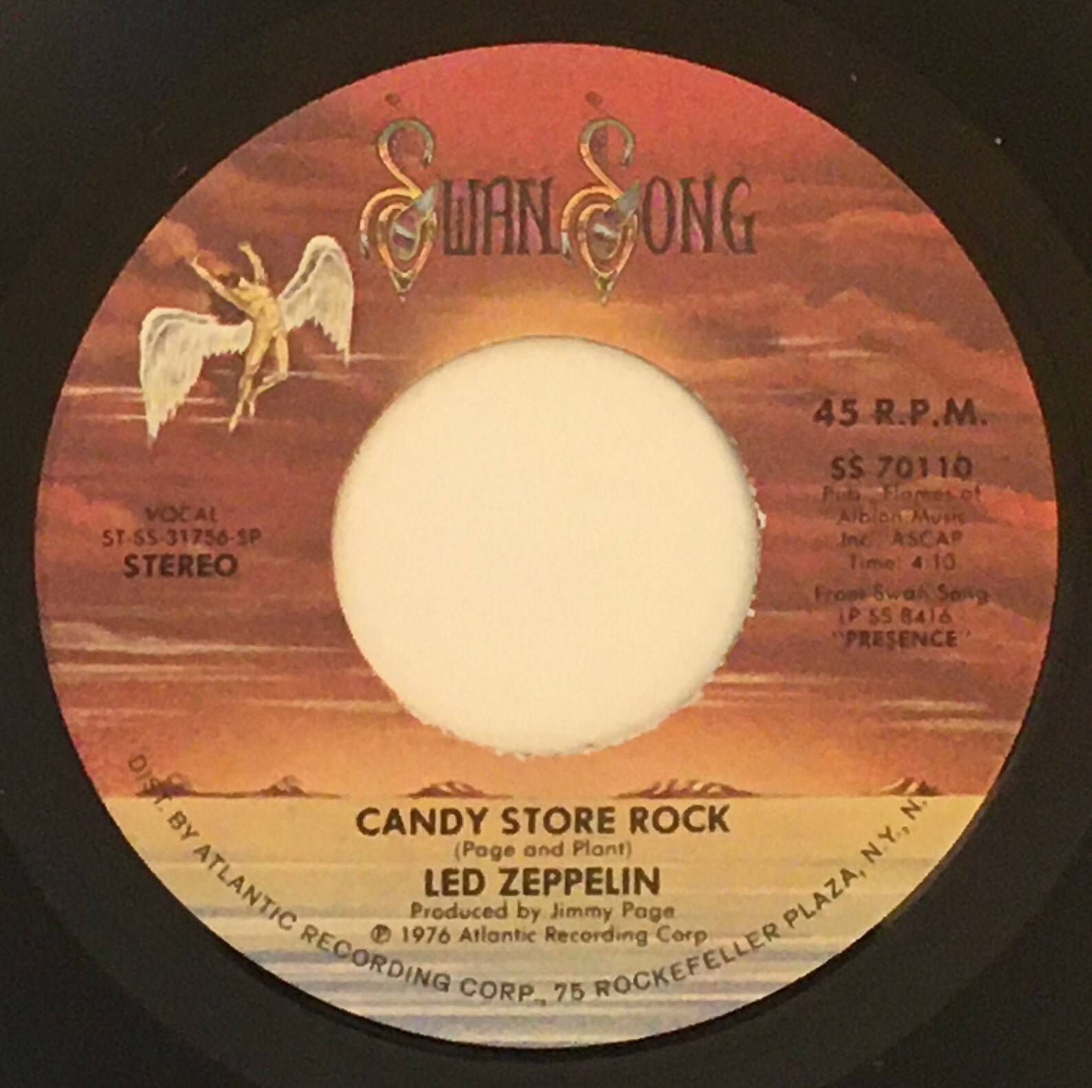 Led Zeppelin / Candy Store Rock & Royal Orleans / 1976 45rpm / Etsy