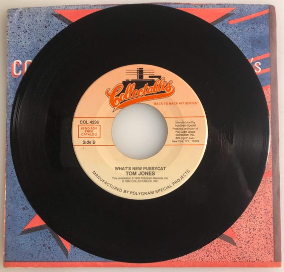 サイコビリー Tom Cat Rebels 45rpm EP Tom Jones / What's New Pussycat? & It's Not Unusual / 7