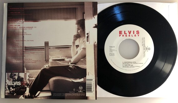Elvis Presley - Heartbreak Hotel 45rpm Vinyl & Picture Sleeve
