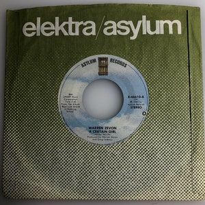 Warren Zevon / Ein bestimmtes Mädchen & das Herz mit leeren Händen / 1980 asylum 45rpm/ NM