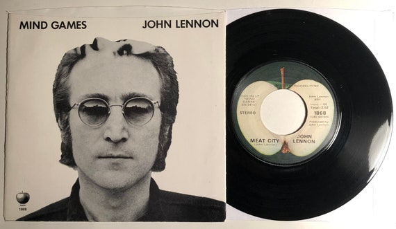 John Lennon / Mind Games / Apple '73 45rpm W PS / Great! - Etsy