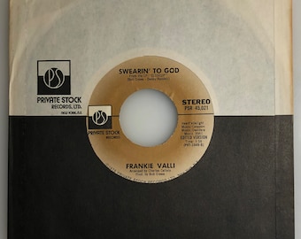 Frankie Valli (Four Seasons) / Swearin' To God & Why / 1975 45rpm / NM