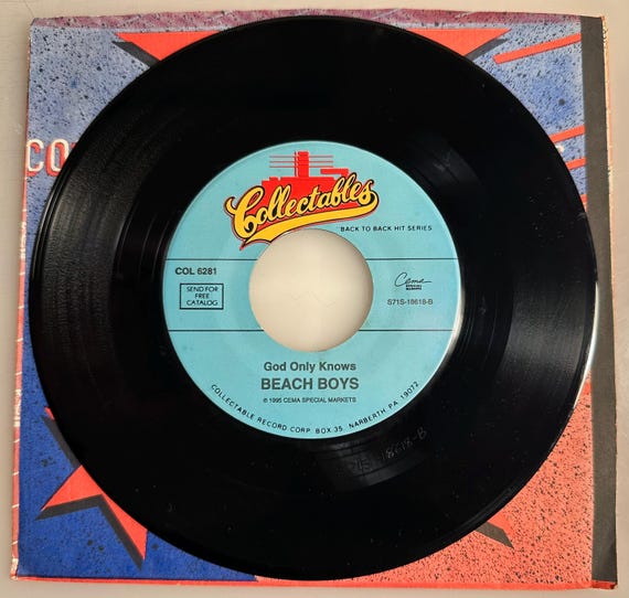 The Beach Boys / God Only Knows / 45rpm / NM+ - Etsy