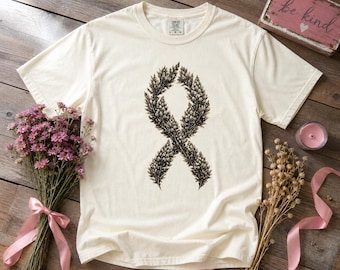 Texas Bluebonnet Breast Cancer Awareness Ribbon