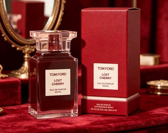 Perfume Tom Ford Lost Cherry en spray, 100 ml, completamente nuevo - Fragancia de lujo de diseñador