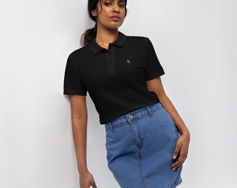 Damen-Pique-Poloshirt