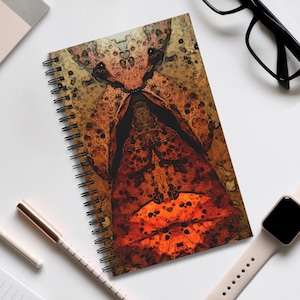 Abstract Rorschach Blank Sketchbook 5" x 8" | Artistic Pattern Notebook