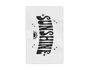 Toalla de playa Retro Sunshine / Toalla de piscina veraniega con estilo años 70