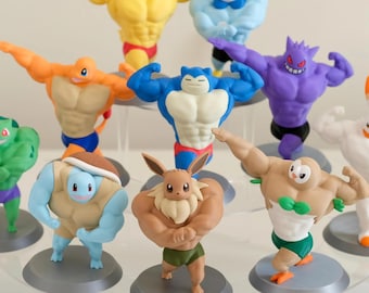 Buff Gym Bro | Pocket Monster | Funny Gift for Bodybuilder Powerlifter