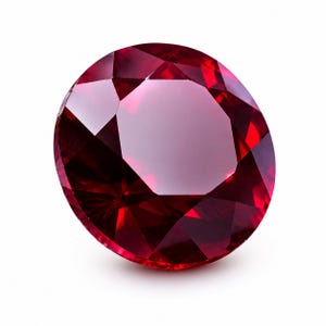 Rubino rosso naturale, eccellente taglio rotondo, qualità AAA certificata, 10-11,11 carati, ideale per la creazione di gioielli e orecchini.