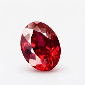 Rubi vermelho natural certificado, lapidação oval, 12-15 quilates. Pedra preciosa genuína para confecção de anéis, pingentes e joias. Ideal para colecionadores e como presente.
