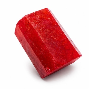 Natural Burma Red Ruby Rough 100-160 Ct Certified Uncut Gemstone | Raw Ruby Crystal Loose Stone for Jewelry Making, Collectors & Gifts