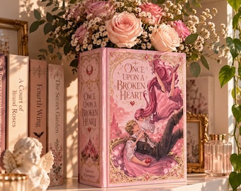 Once Upon A Broken Heart - Libro con copertina rigida, Fantasy Romance Collector Edition, Romanzo Fiaba Incantata, Decorazione per Libreria Fandom Aesthetic