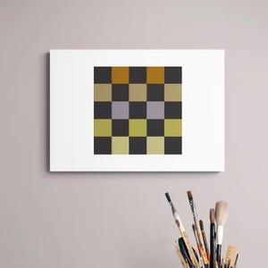 Plainchant: Giclee Abstract Minimalist Geometric Print, Wall Art, Mid-Century Modern Design.