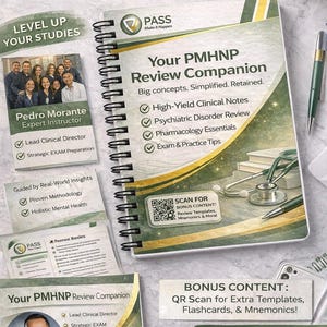 PMHNP Review Companion, PMHNP Study Guide, Psychiatric Mental Health Nurse Practitioner Exam Prep