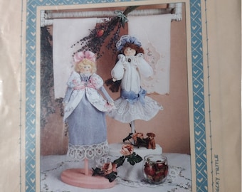 Lavender and Rose sachet doll vintage sewing craft pattern