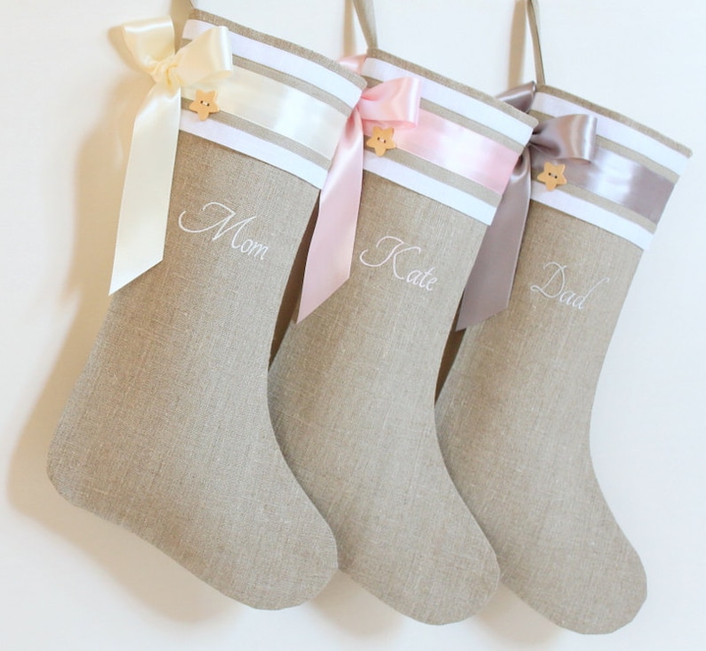 Baby Christmas Stocking Girls Christmas Stocking Personalized Etsy