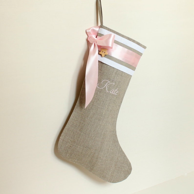 Baby Christmas Stocking Girls Christmas Stocking Personalized Etsy