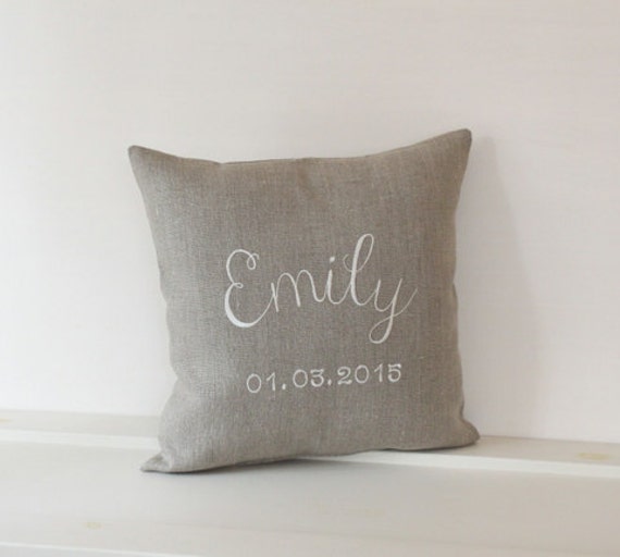 custom baby pillow with name