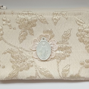 Handmade Rosary Jewelry Keepsake Gift Pouch