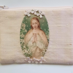 Handcrafted Rosary, Jewelry,  Keepsake, Gift Pouch