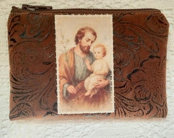 Handmade  Rosary Jewelry Keepsake Gift Pouch