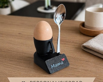 Portauovo personalizzato con design TM7 e portacucchiaio | Regalo perfetto per i fan di TM7 | Norello