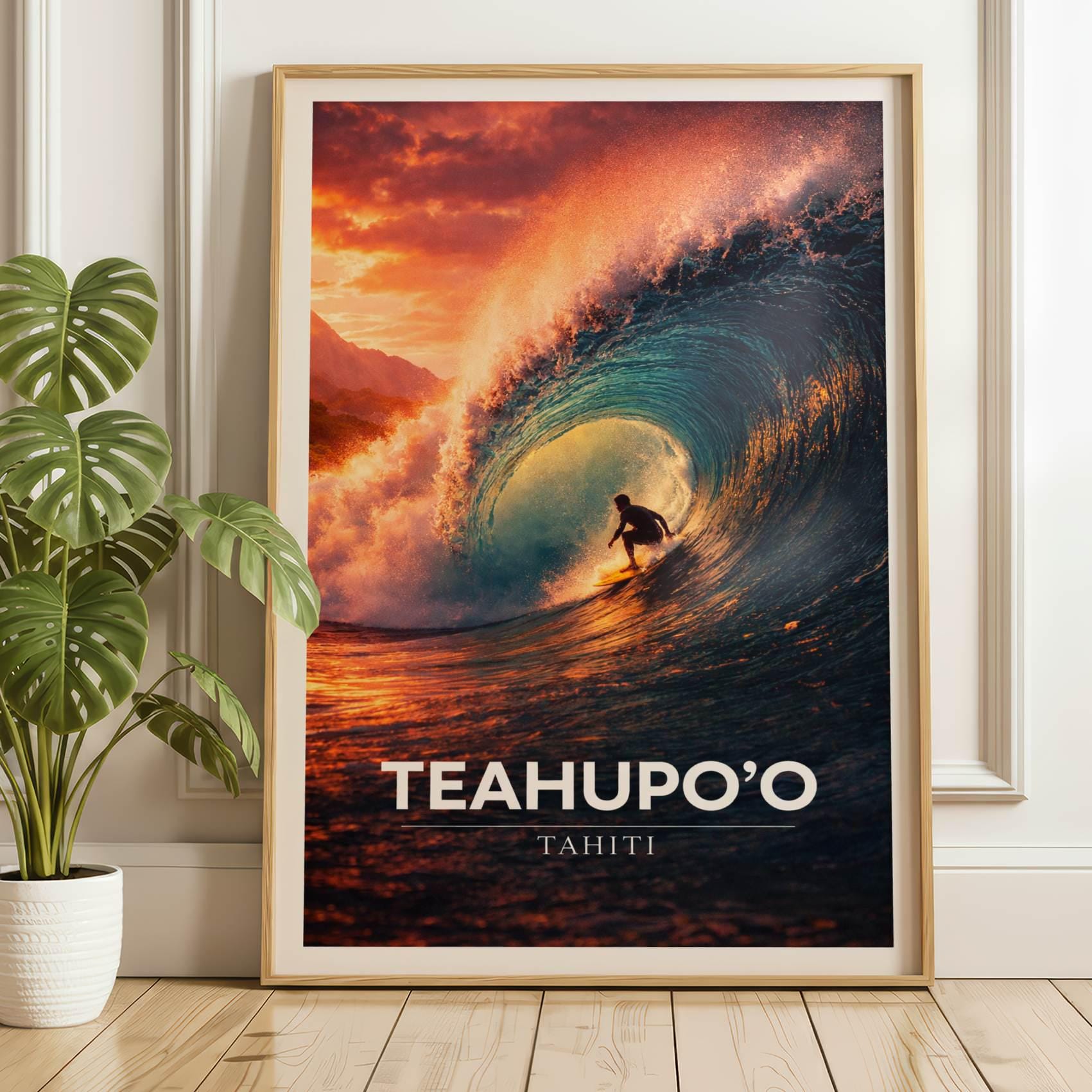 Teahupoo Photo Surf - Etsy