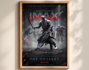 The Odyssey Christopher Nolan 2026 Poster IMAX Version Wall Art Cinema Premium Print