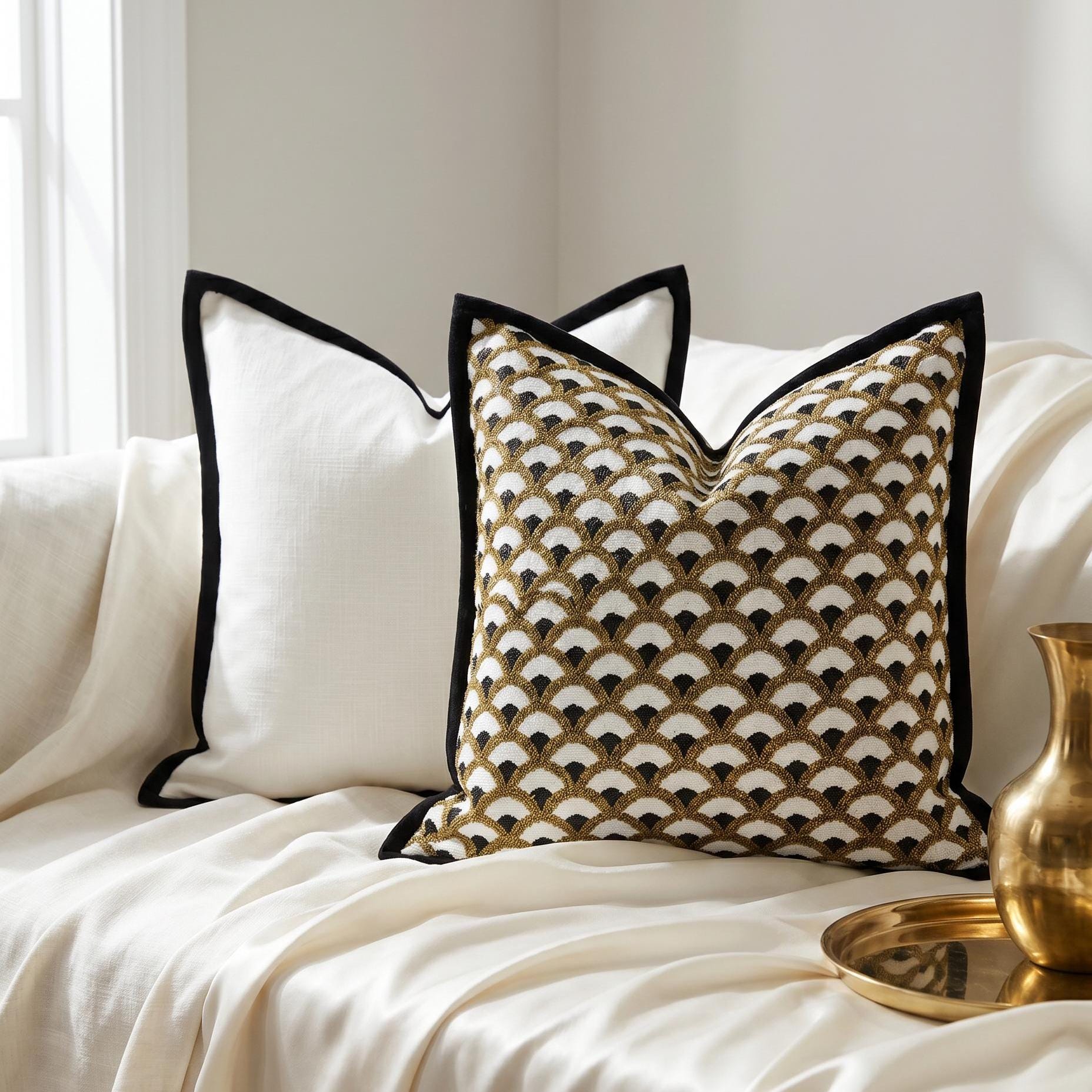 Chanel pillow cover