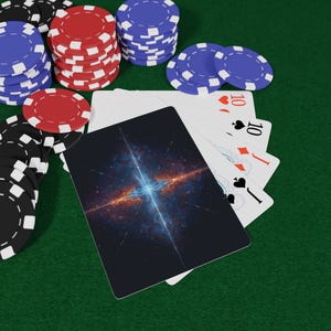 Cosmic Compass Rose Playing Cards, Game Night Essential, Christmas Gift Idea, Poker Night Card Deck, Unique Card Deck, Fun Deck of Cards