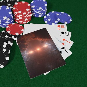 Binärer Stern, Heptagon Spielkarten, Spieleabend wesentlich, Weihnachtsgeschenkidee, Poker Nacht Kartenspiel, einzigartiges Kartenspiel, lustiges Kartenspiel