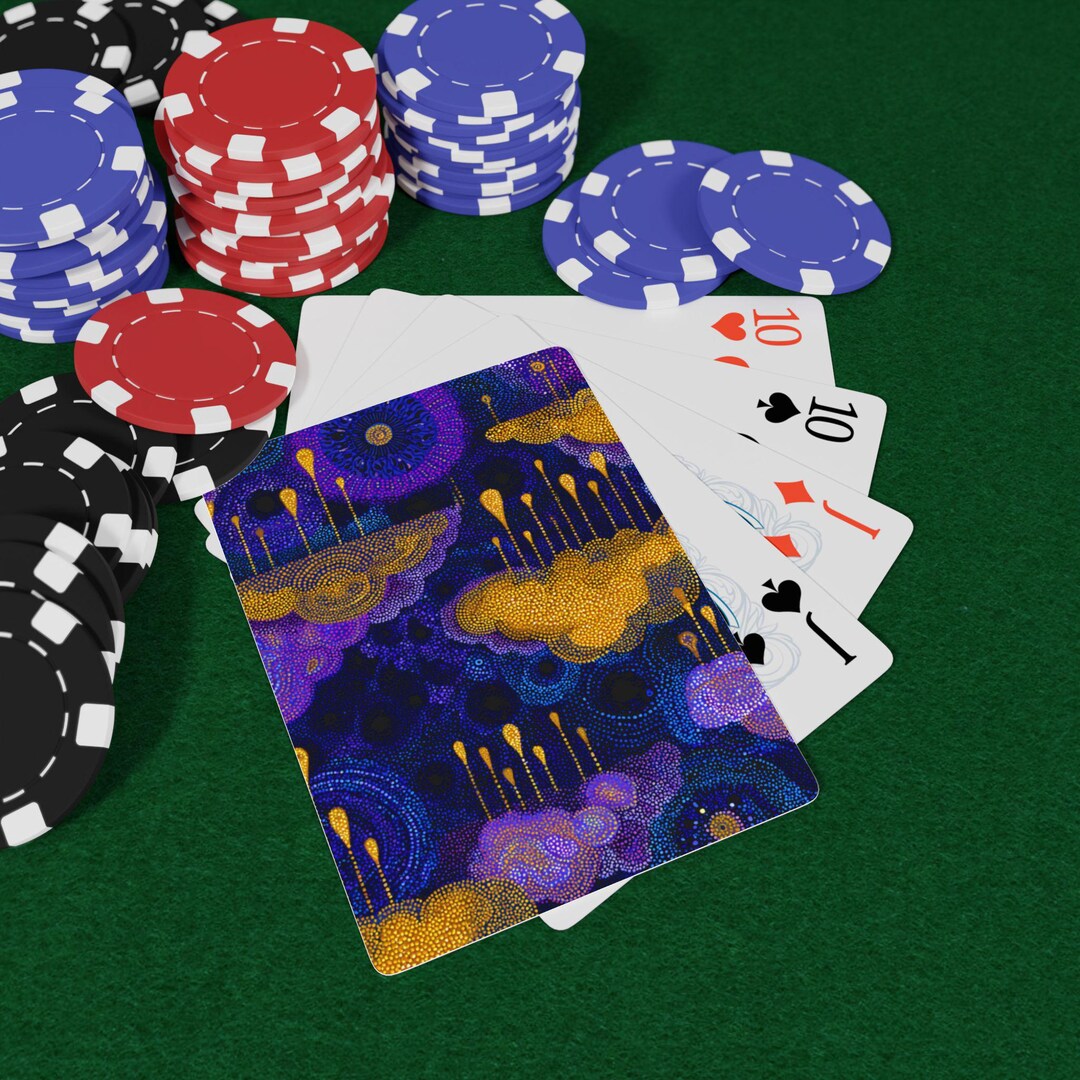 Wn Card Rain of Symbols Playing Cards, Game Night Essential, Christmas Gift ...
