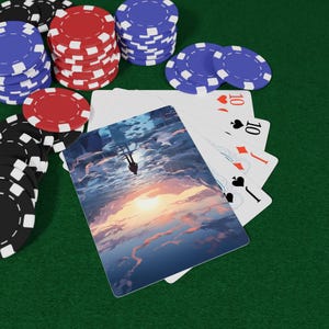 Below Freezing Playing Cards, Game Night Essential, Christmas Gift Idea, Poker Night Card Deck, Unique Card Deck, Fun Deck of Cards