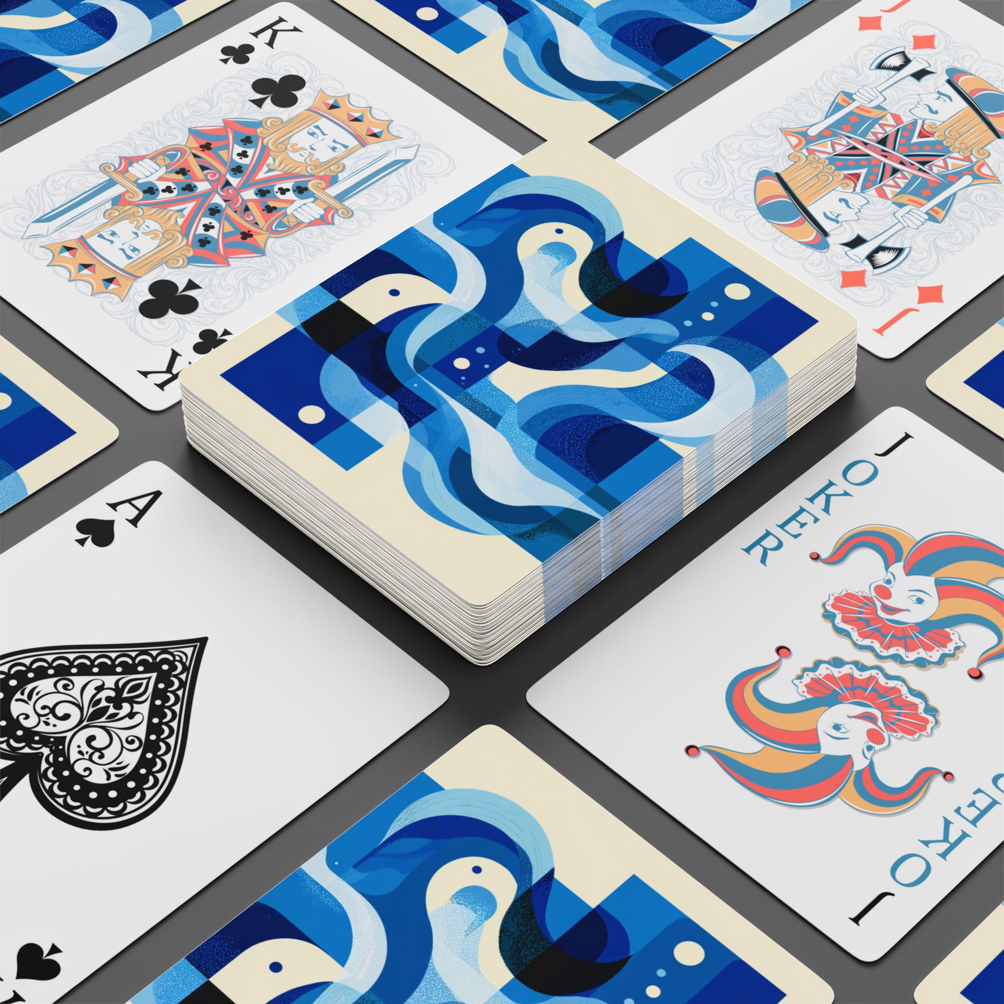 Surface Design Card Collection Surface Whisper Patterns Playing Cards, Game Night Essential, Christmas ...