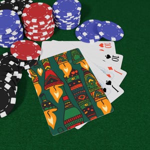 Unity Flame Icons spelkort, spelkvällsnödvändigt, julklappsidé, pokerkvällskortlek, unik kortlek, rolig kortlek