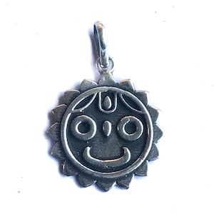 Jagganath Sterling Silver Hindu Pendant Krishna Avatar