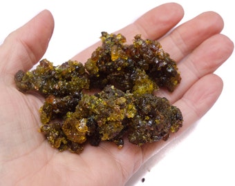 Guggul Resin 30g/1oz Organic Commiphora wightii Myrrh-like Fragrance for Incense Arti and Ayurvedics